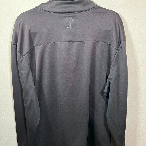 PGA Tour 1/4 Zip Long Sleeve Pullover Polo Gently Used Condition - Picture 3 of 4